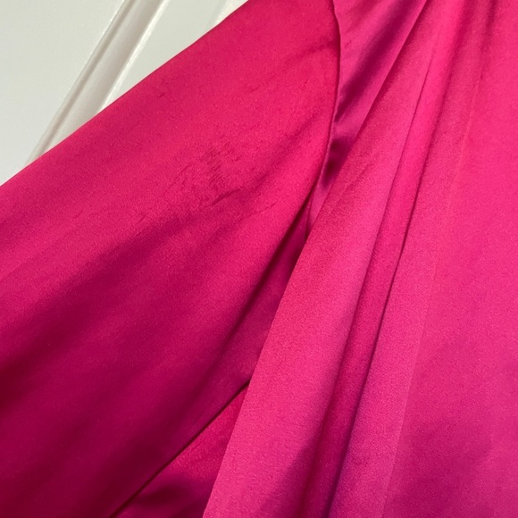 Blissshow | Fuchsia Oversized Shirt Dress / Tunic - Picture 7 of 10